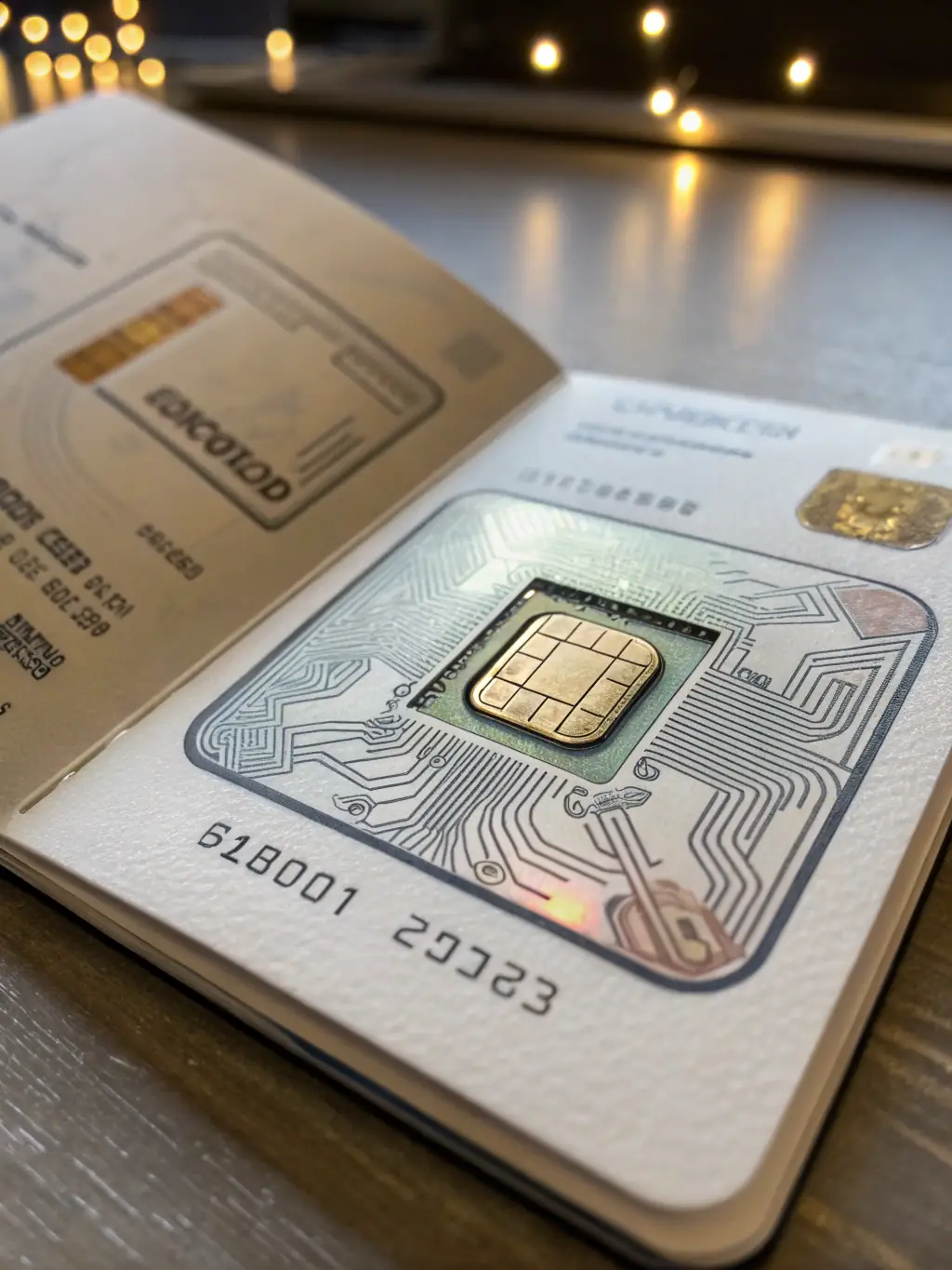 An image of a U.S. passport next to a green card, representing the path to permanent residency and citizenship.